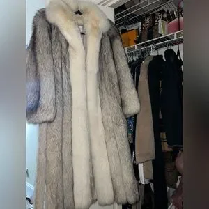 Jackets Coats Gorgeous Blue Fox Coat Poshmark